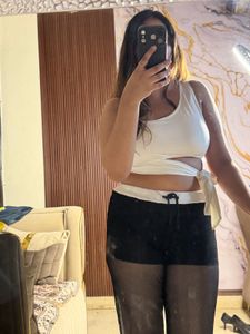 Sheer Black Pants
