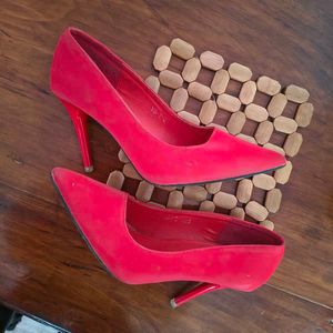 Red Pointed Toe Heels