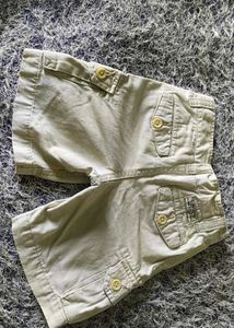 Boys Khaki Cargo Shorts