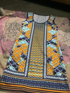 Colorful Sleeveless Sheath Dress