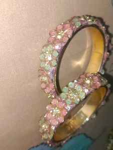 Elegant Floral Bangles