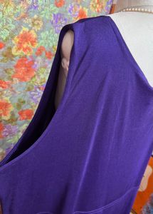Elegant Purple Maxi Dress