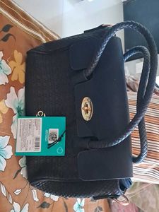 Caprese Stylish Navy Blue Handbag