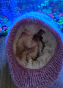 Baby Pink Deep Cap For Winters