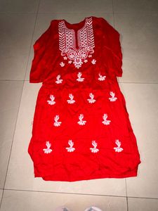 Reyon Kurta Plazzo Set