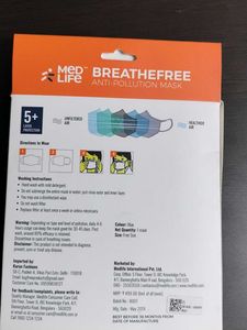 MEDLIFE BREATHEFREE Anti-pollution Mask
