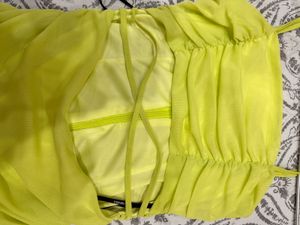 Forever 21 Lime Green Bodycon Mini Dress