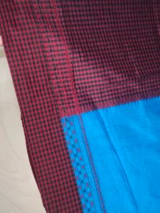 Sky Blue Colour Saree