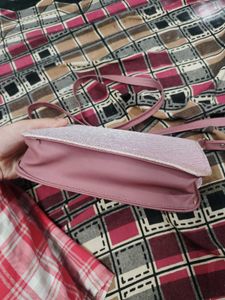 Sparkly Pink Crossbody Bag