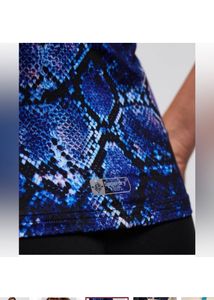 SUPERDRYCore Gym Slim Fit Reptilian Print T-shirt