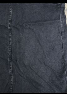 Dark Wash Denim Pinafore Dress