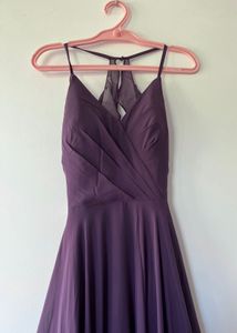new megara modern purple dress👗