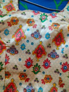 Like   New Blouse Golden Print Party Wear Blous