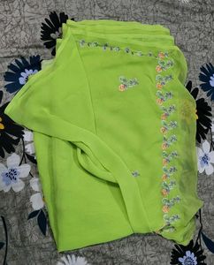 Elegant Green Saree