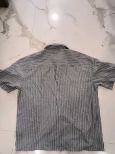 ZUDIO Men's Striped Short Sleeve Shirt