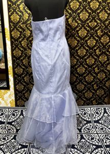 Lavender Ruffle Mermaid Gown