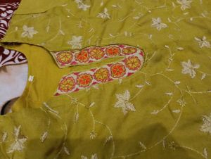Elegant Floral Embroidered Kurti
