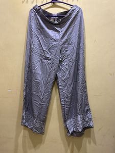 Avaasa Grey Palazzo Size L