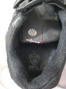 Black Velcro Strap School shoes