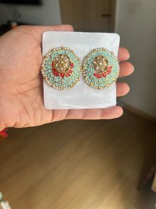Exquisite Designer Round Earrings