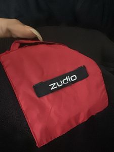 Red Varsity jacket from zudio bomber jacke