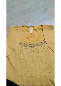 DIYA'S Elegant Yellow Dress