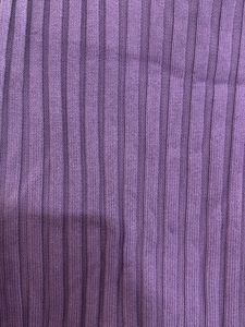 Sleeveless lavender ribbed top