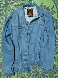 Blue Denim Jacket Men Size - L, Chest 40 inch