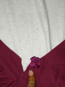 Maroon Bra