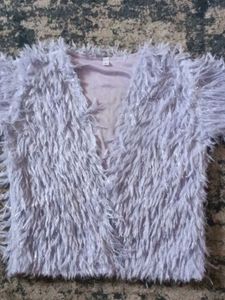 Cozy Faux Fur Crop Top