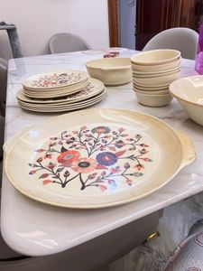Set of Floral Dinner Plates