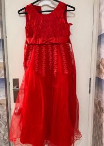 Stunning Red Party Gown