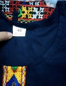 Bohemian Embroidered kurta set