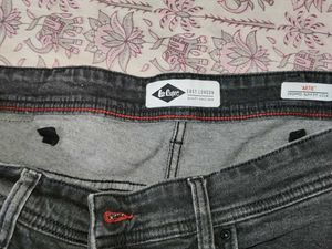 Men's Lee Cooper Black Jeans New