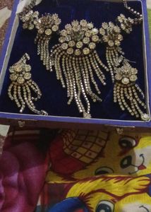 Lehenga Style Saree With Jwellery Set