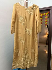 Elegant Mustard Kurta