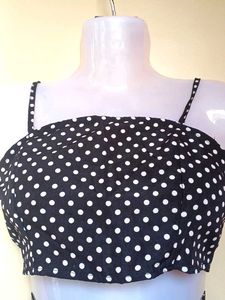 Polka Dot Co-ord Set shirt and top