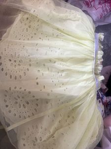 Beautiful Yellow Embroidered Skirt