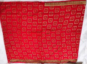 Red &amp; Gold Saree combo sare