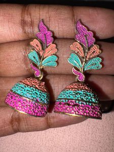 Bohemian Jhumka Earrings