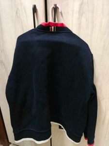 Varsity Style Navy Heavy sweater  Blue Jacket