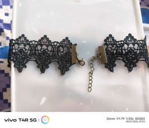 Black Lace Choker Necklace
