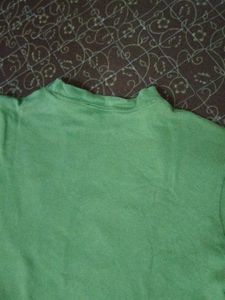 Olive Green Crop Top