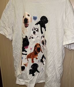 Cute Dog Print T-Shirt