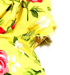 Yellow Floral Top (Women)