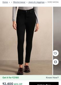 Vero Moda Black Jeans