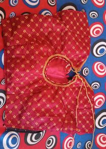 Maroon Ruffled Lehenga Choli Set