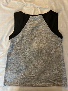 Stylish Heathered Grey Tank Top