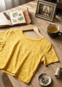 Cute Yellow Graphic Tee