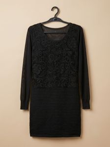 Elegant Black Lace Dress